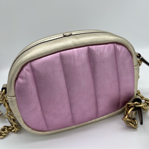 Coach quilted colorblock metallic multi camera bag and matching wallet - Picture 4 of 16